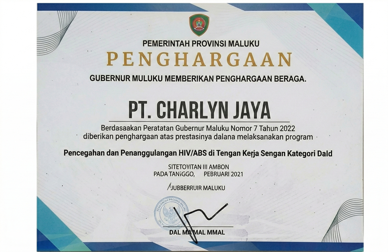 Penghargaan Pencegahan dan Penanggulangan HIV/AIDS Tempat Kerja